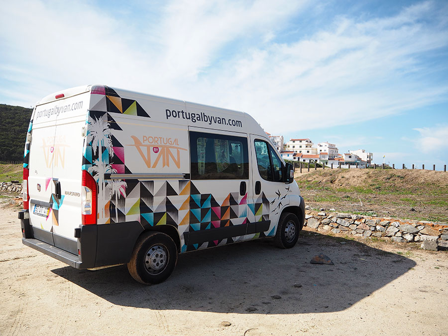 Door Portugal in een Busje