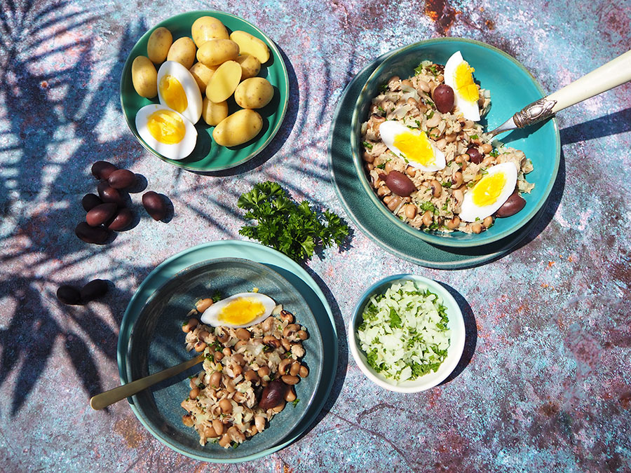 Salada de Feijão Frade com Atum