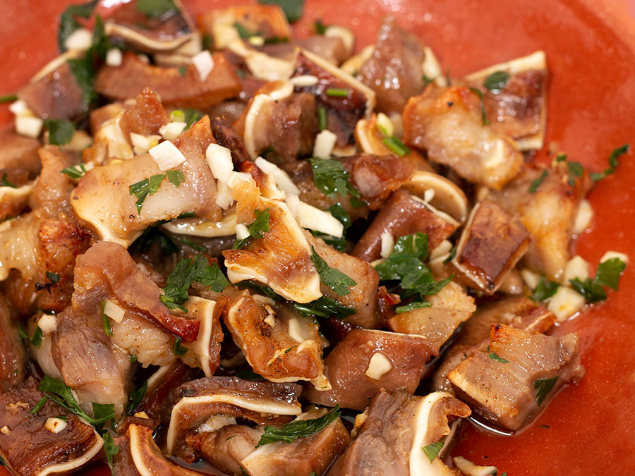 Salada de Orelha de Porco