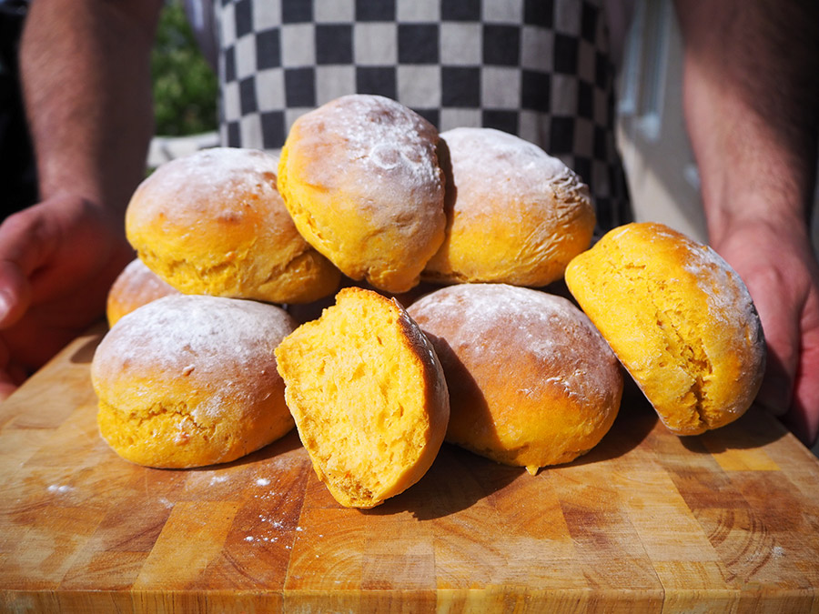 Arrufadas de Batata Doce