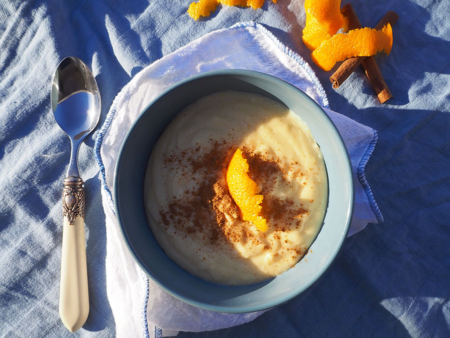Papas de Arroz com Laranja