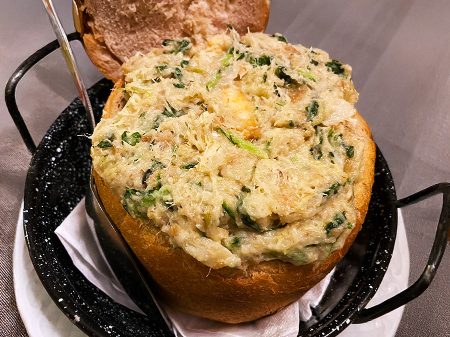 Migas de Bacalhau & Camarão