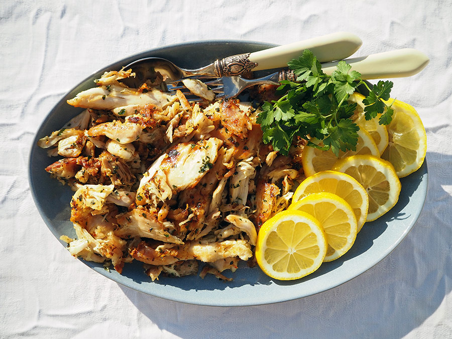 Galinha Tostada à Alentejana